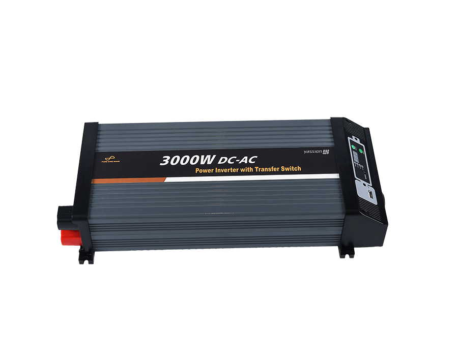 อินเวอร์เตอร์เพียว 3000W พร้อมการถ่ายโอน (จอแสดงผลแบบถอดได้)