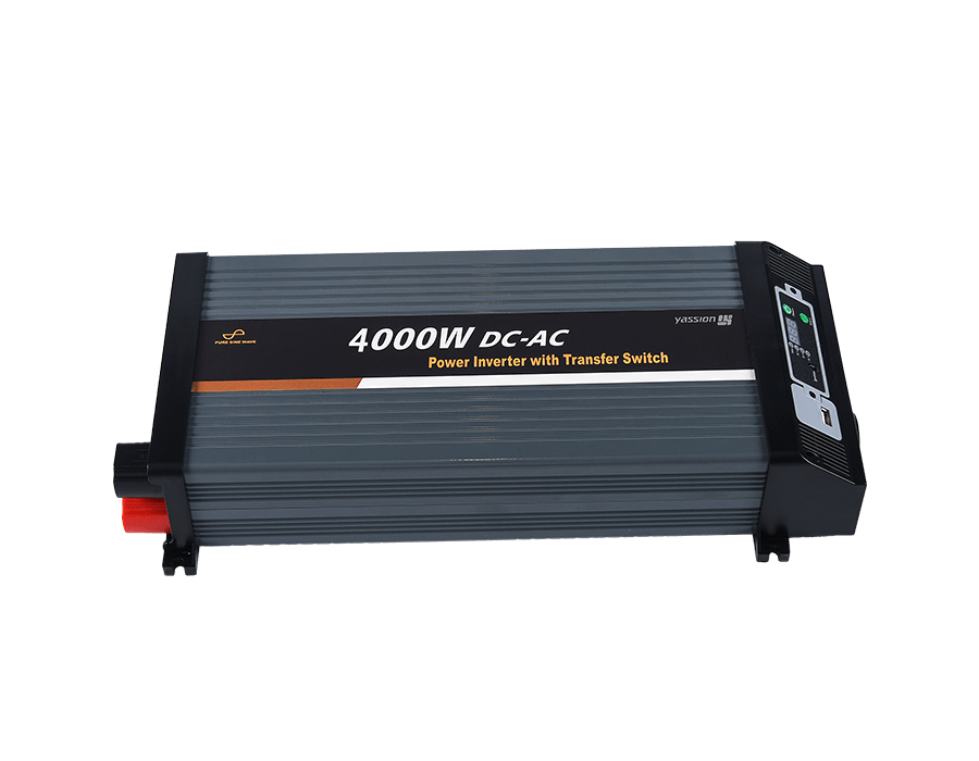 อินเวอร์เตอร์เพียว 4000W พร้อมการถ่ายโอน (จอแสดงผลแบบถอดได้)